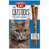 Perfecto cat sticks salmon and trout (10 sticks pack)